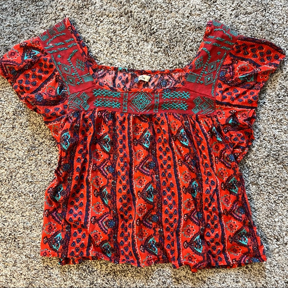 Aztec summer blouse